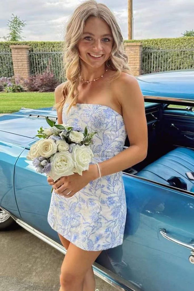 Homecoming Dresses Short Prom Dress Cocktail Dresses Strapless Short Homecoming Dresses - View 5 | FashionDia