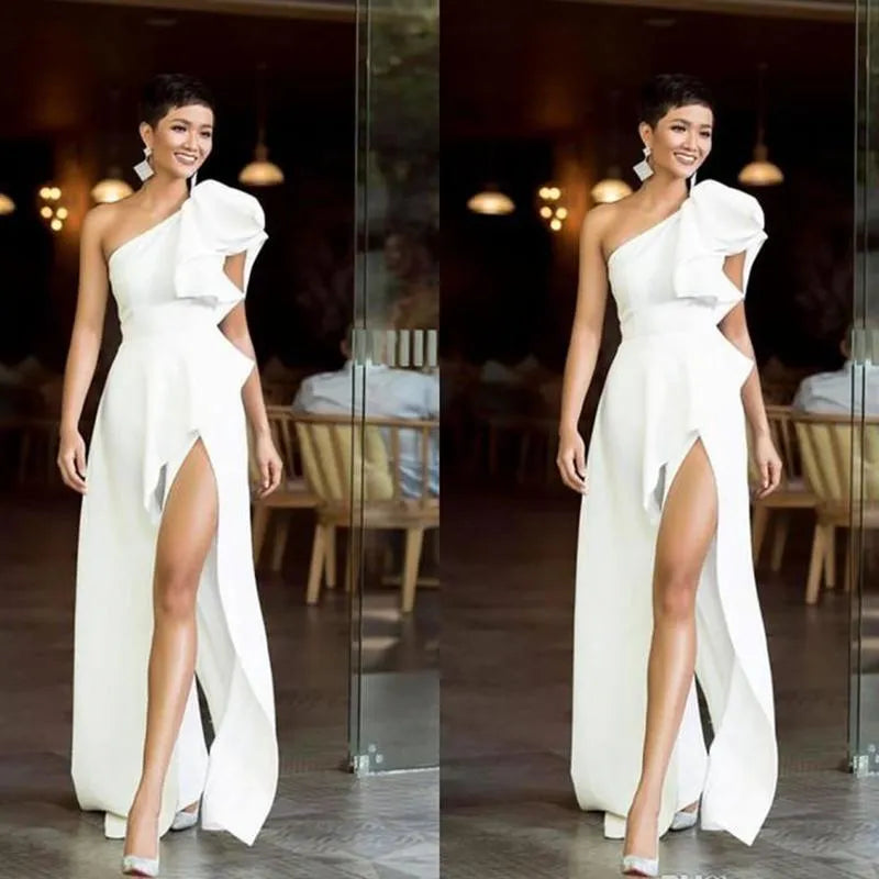White Long Prom Dress Elegant dresses Classy dresses