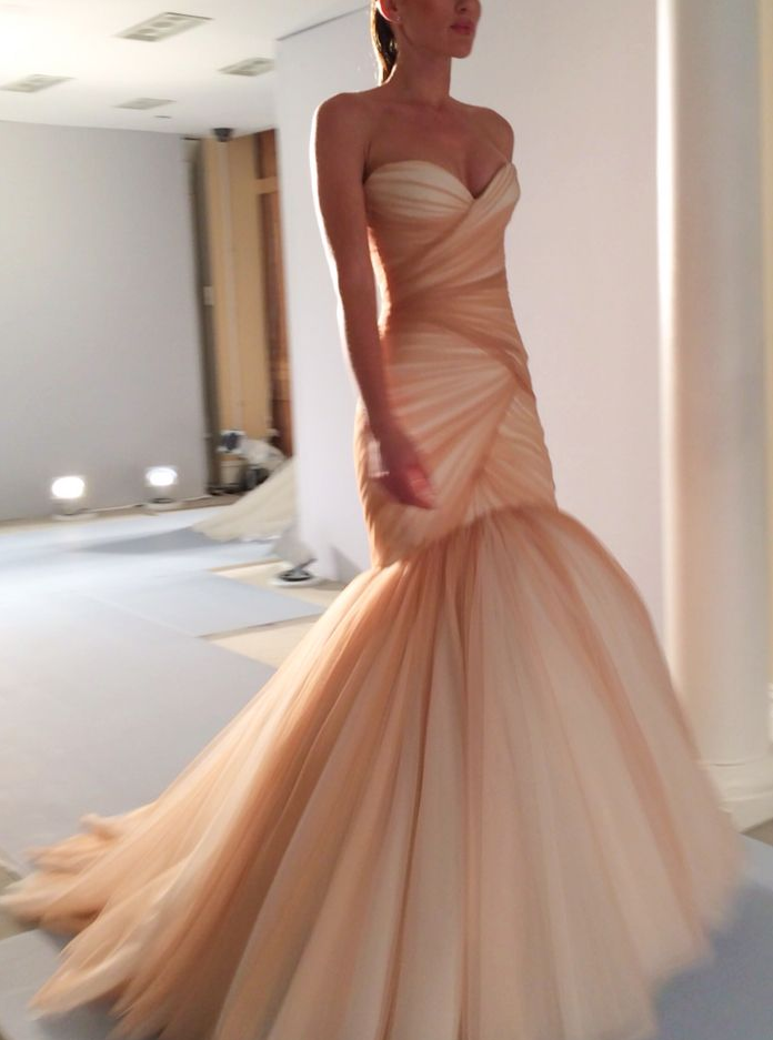 Strapless Mermaid Long Prom Dress Elegant Evening Party Dress - FashionDia