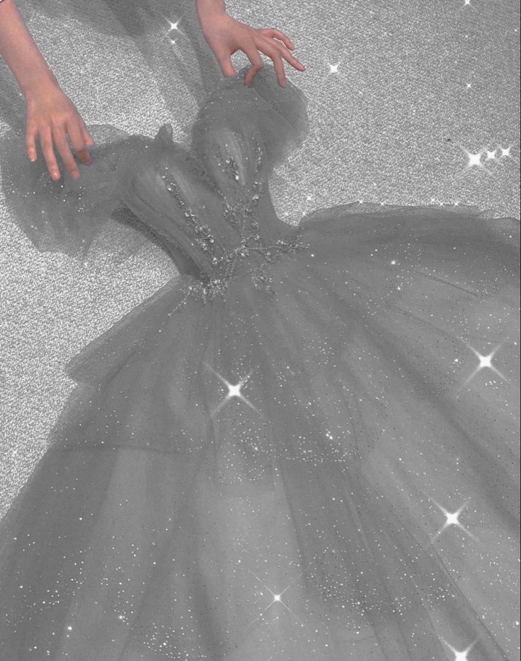 Gray Tulle Long Prom Dress Formal Dress Graduation School Party Gown - View 2 | FashionDia