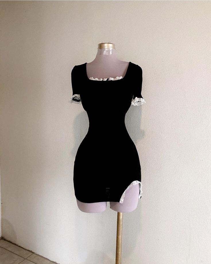 Sexy Black Short Prom Homecoming Dresses Short Party Dress fg7094