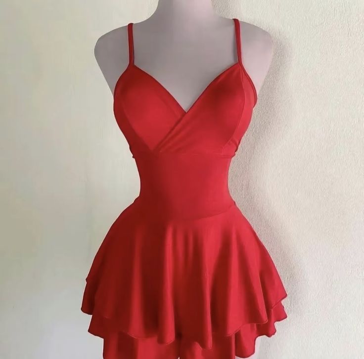 Red Short Prom Dress Sexy Evening Dress Homecoming Dress - FashionDia