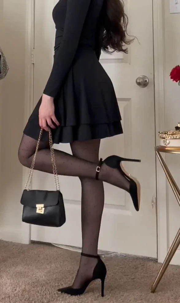 Sexy Black Party Dress Black Outfit Dress Short Homecoming Dress (ZD12640)