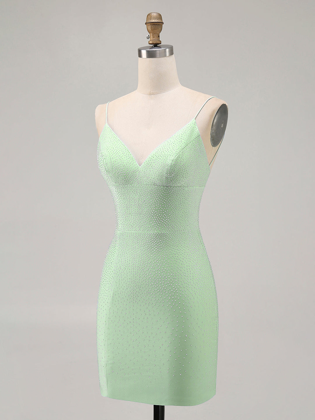 Bodycon Backless Short Homecoming Dress with Beading