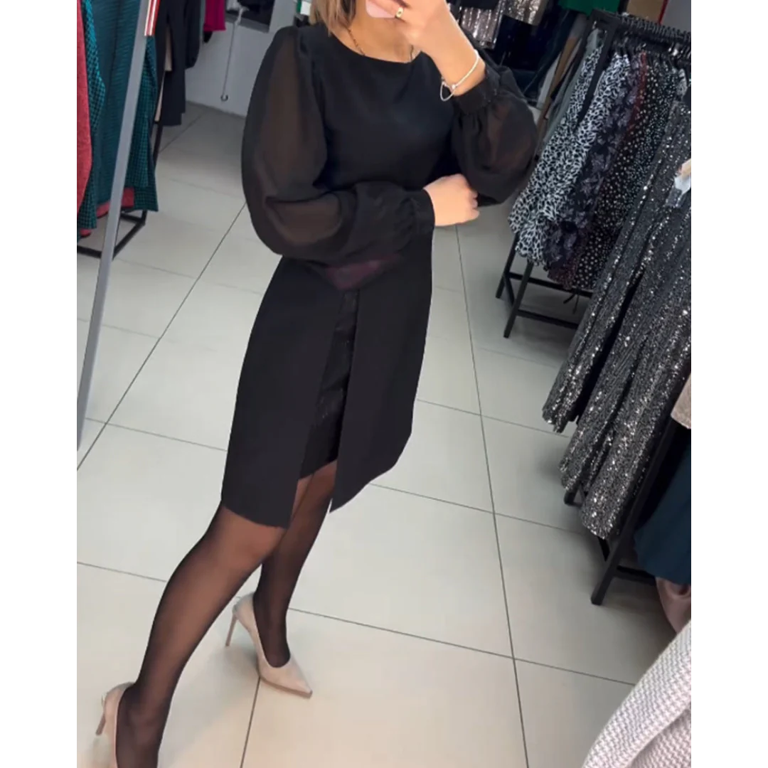 Francisca Aesthetic Plain Dress Evening Wear Edit