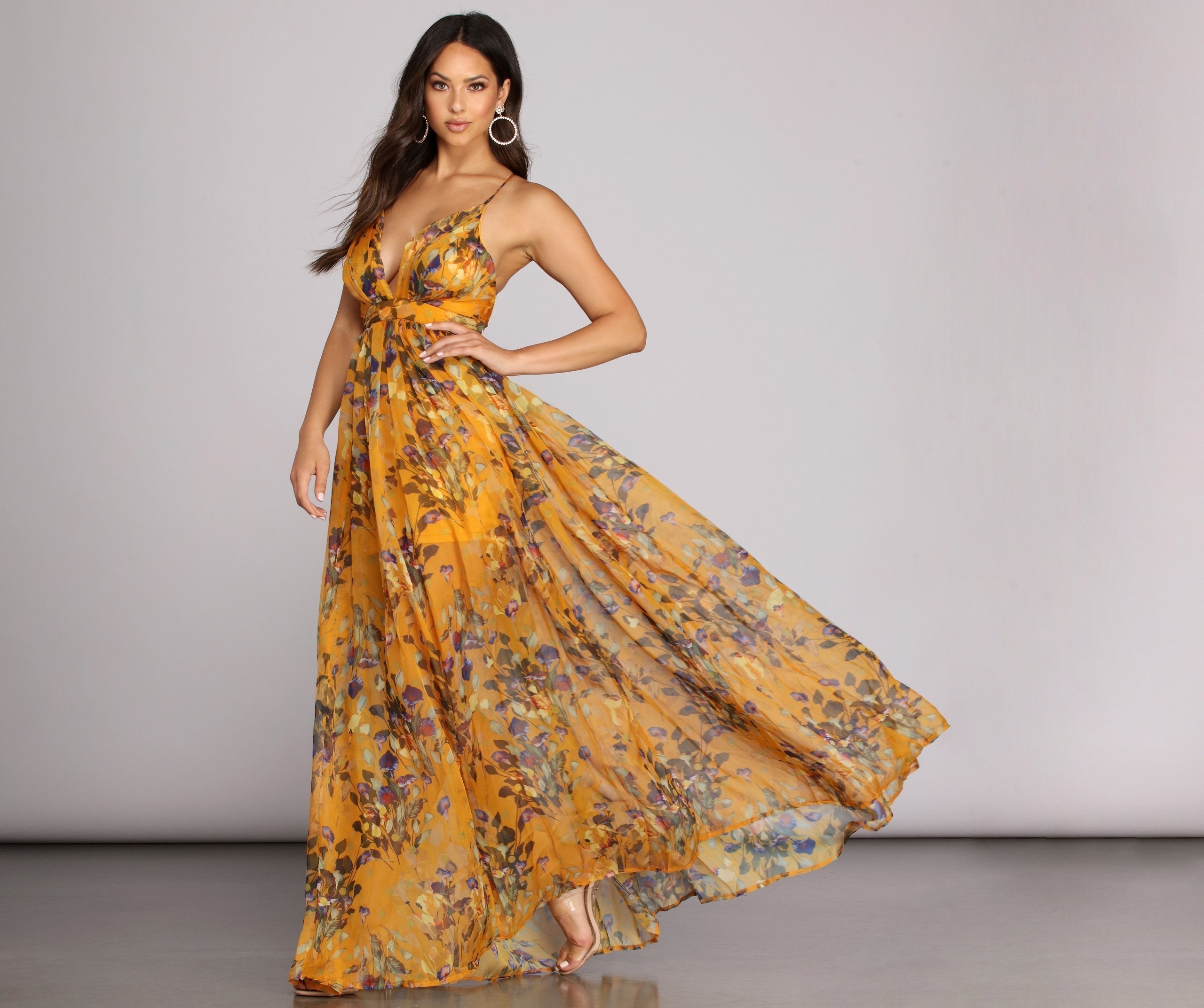 Leanna My Sunshine Floral Dress - Fashionpara