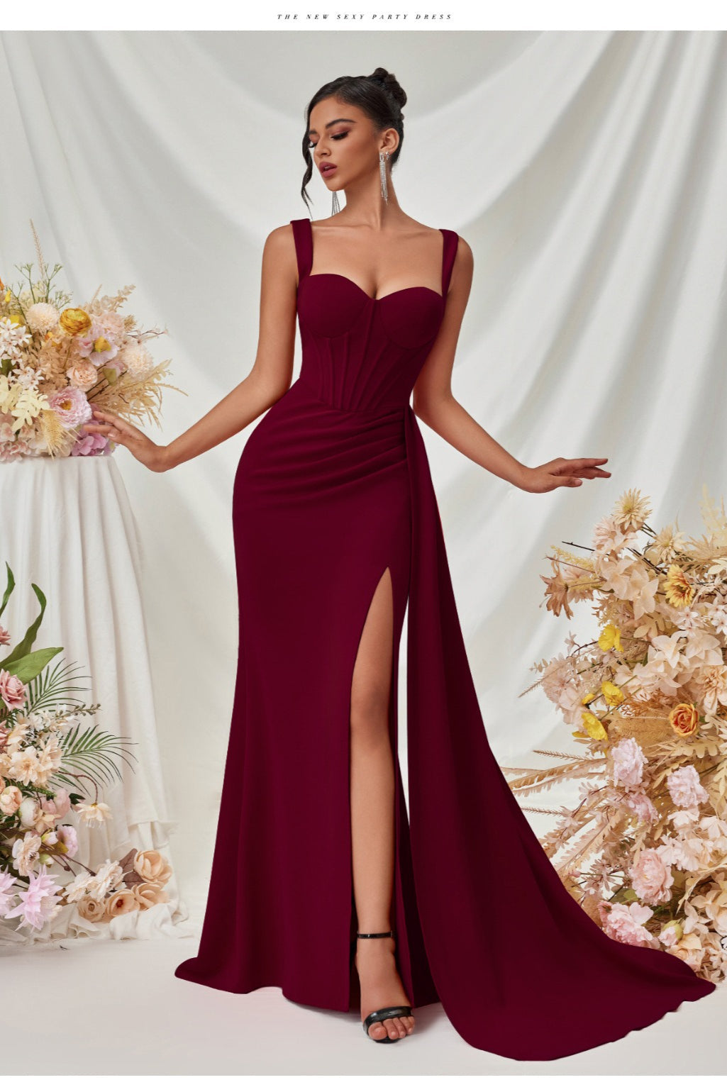 Modern Sexy Bodycon Slit Dress for Modern Fashion Wear Boutique Fashion Style