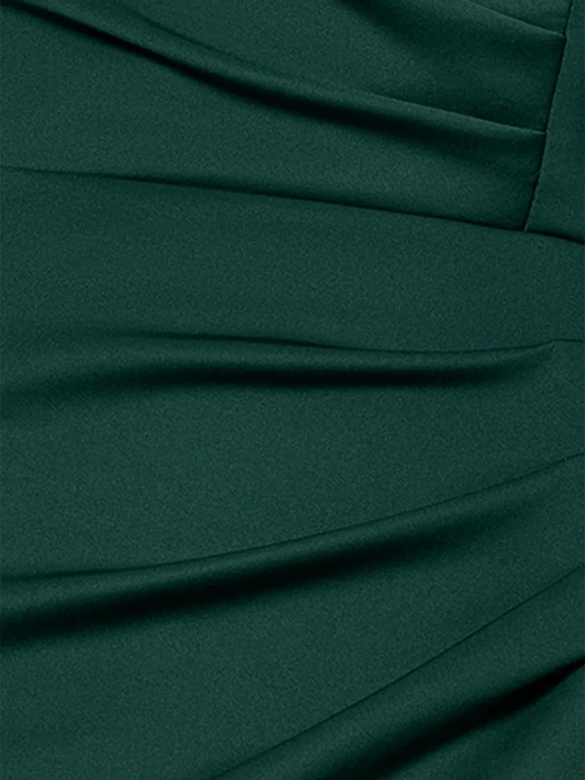 Trumpet/Mermaid V-Neck Short Sleeve Floor-Length Stretch Crepe Mother of the Bride Dress With Ruffles - View 5 | FashionDia