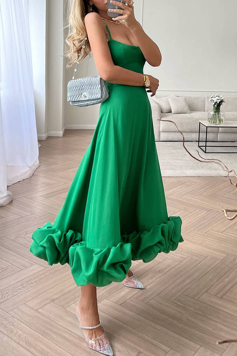 Simplicity Formal Solid Patchwork U Neck Evening Dress Dresses - View 9 | VelvetHem