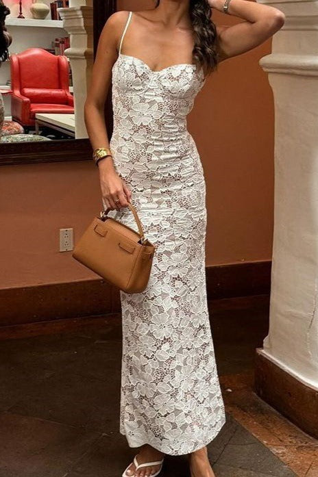 Bodycon Cami Lace Dress - View 4 | VelvetHem