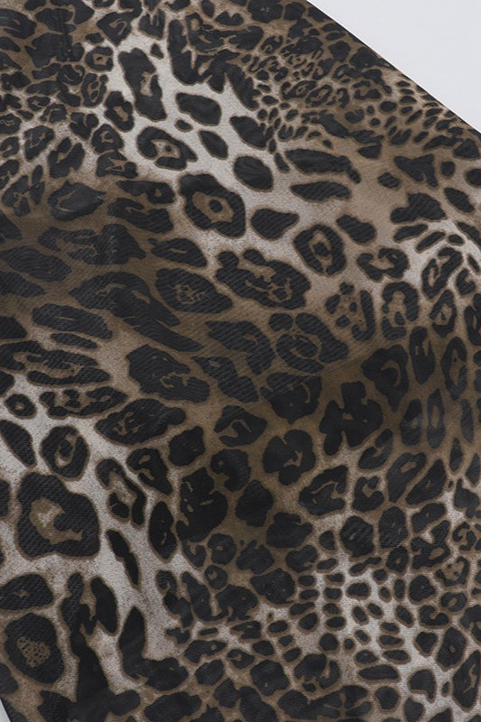 Chic Leopard Print Maxi Work Dress - View 5 | VelvetHem