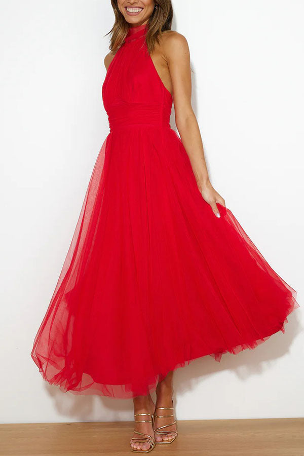 Maricela Effortless Dress with a Long Skirt Boutique Collection