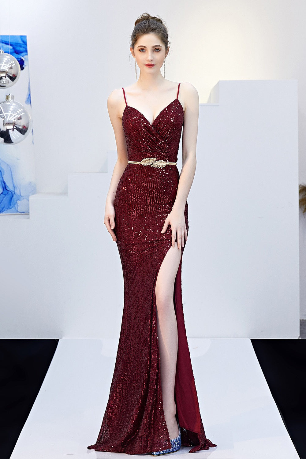 Sexy Slim Fishtail Dress with Contemporary Everyday Styling
