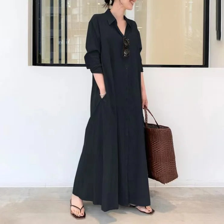 Lucia Premium Women's Long Sleeved Polo Dress Chic Silhouette Collection