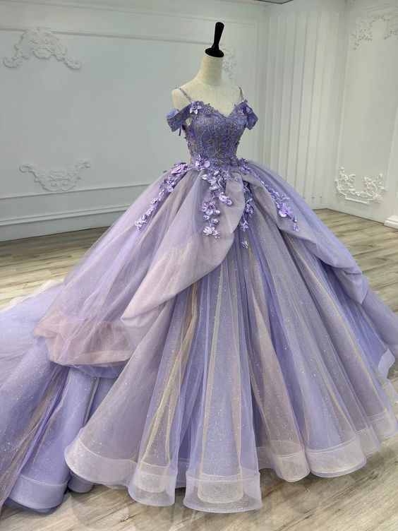 Ball gown long prom dresses, evening dresses,party dresses, formal dress