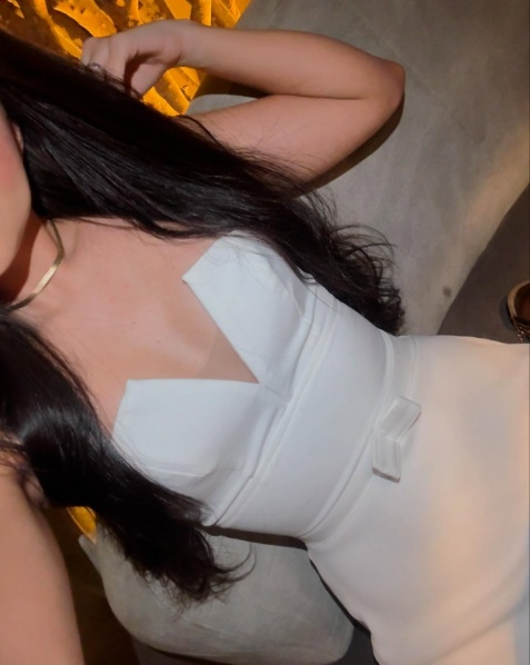 White Short Evening Dress Homecoming Dress Short Party Dress fg7746