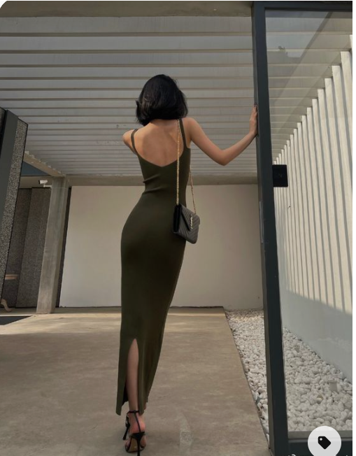 Pure Sleeveless Prom Dress Floor-Length Prom Dress Simple Party Dress - View 2 | FashionDia
