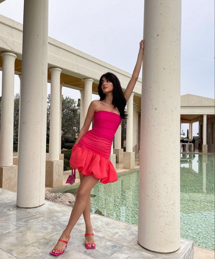Chic Strapless Short Party Dress Homecoming Dress