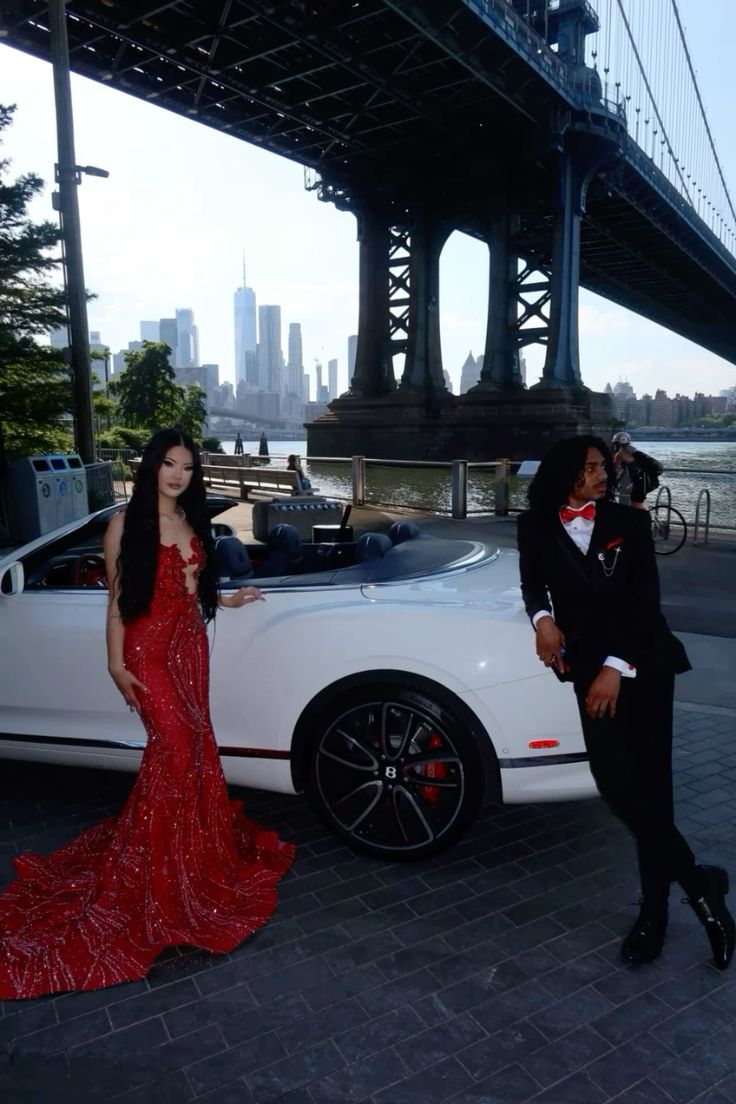 Sexy Red Prom Dress, Charming Prom Dress, Long Mermaid Prom Dress - FashionDia