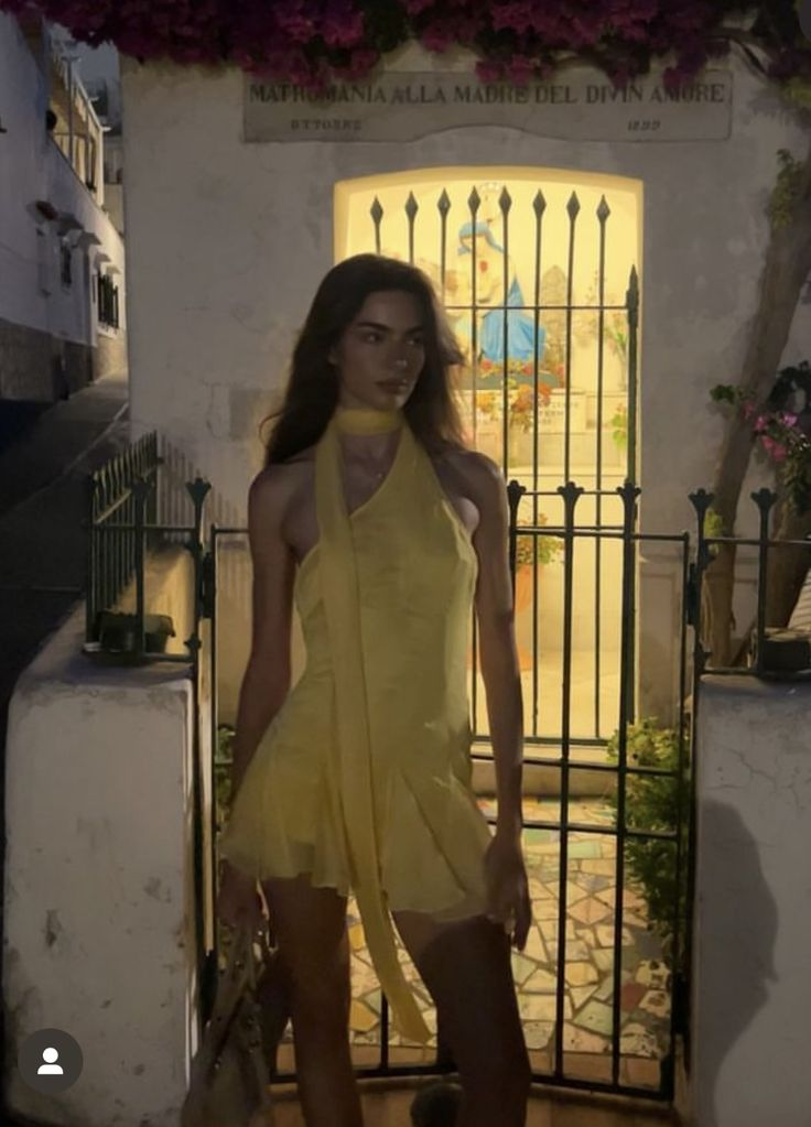 Sexy Yellow Chiffon Halter Homecoming Dress,Short Party Prom Dress