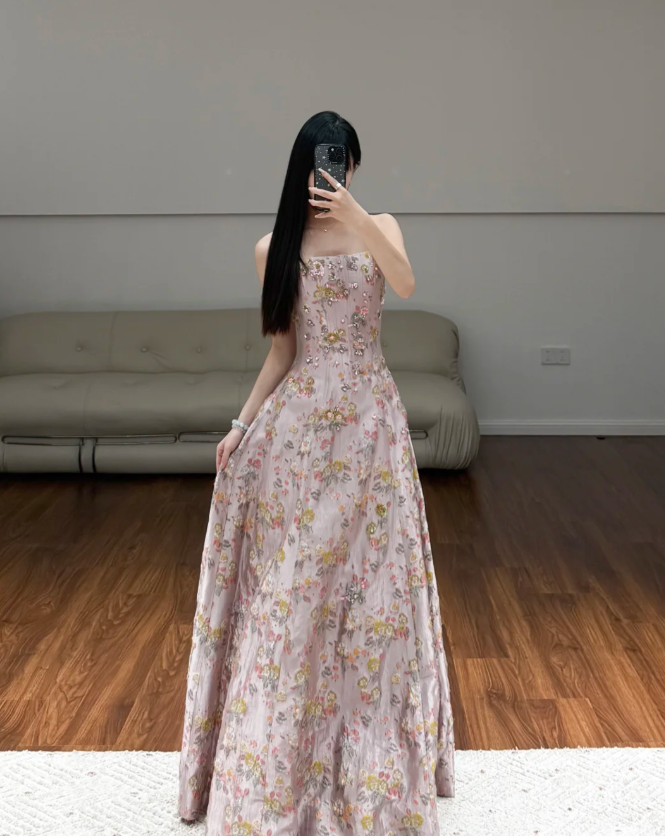 A Line Prom Party Dress Evening Dress Classy Birthday Outfit