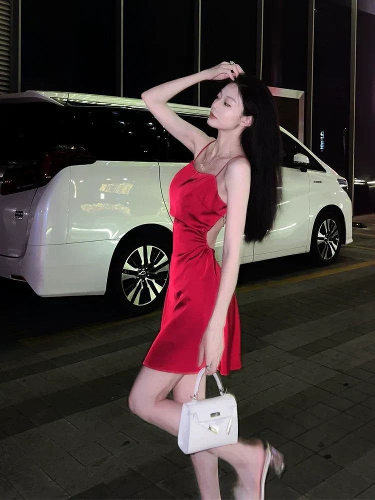 Sexy Red Short Evening Dress Cocktail Dresses Short Birthday Party Dress - FashionDia