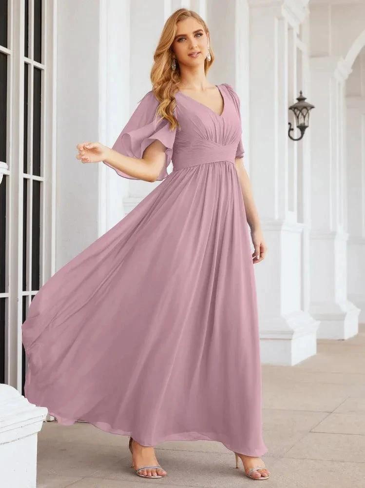 Numbersea Bridesmaid Dresses for Women Wedding Long Party Prom Dress 28068 by numbersea