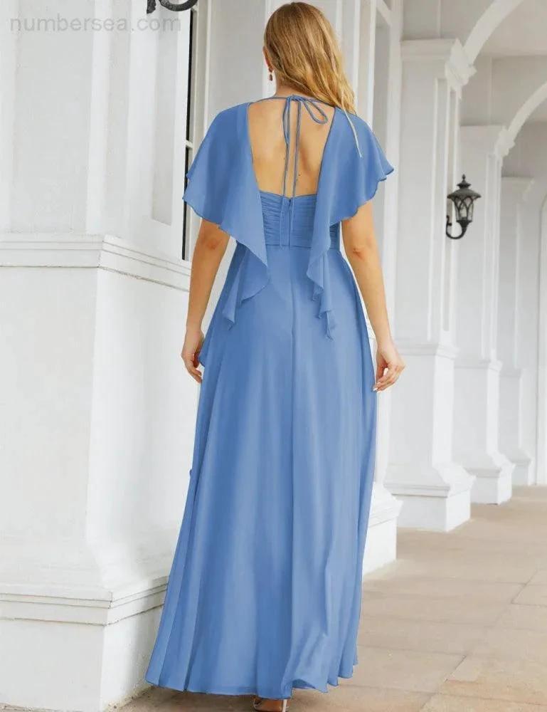 ZapDress Bridesmaid Dresses Backless Formal Prom Gowns for Evening Party Mother of The Bride Dress 28040 (ZD16998)