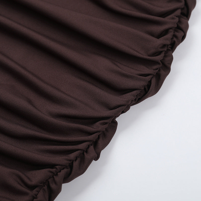 Castro Mini Dress Brown