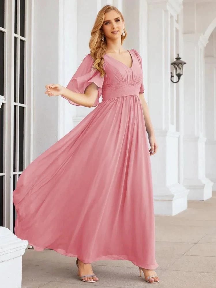 Numbersea Bridesmaid Dresses for Women Wedding Long Party Prom Dress 28068 by numbersea
