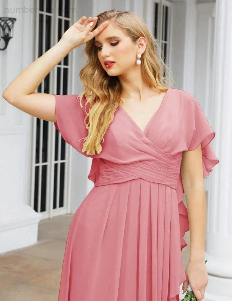 ZapDress Bridesmaid Dresses Backless Formal Prom Gowns for Evening Party Mother of The Bride Dress 28040 (ZD16998)