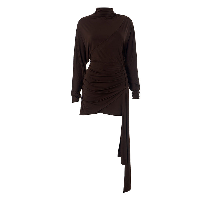 Jeannie Mini Dress Brown