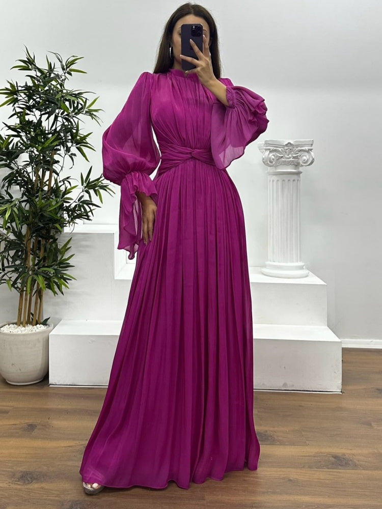 French Inspired Waist Maxi Dress