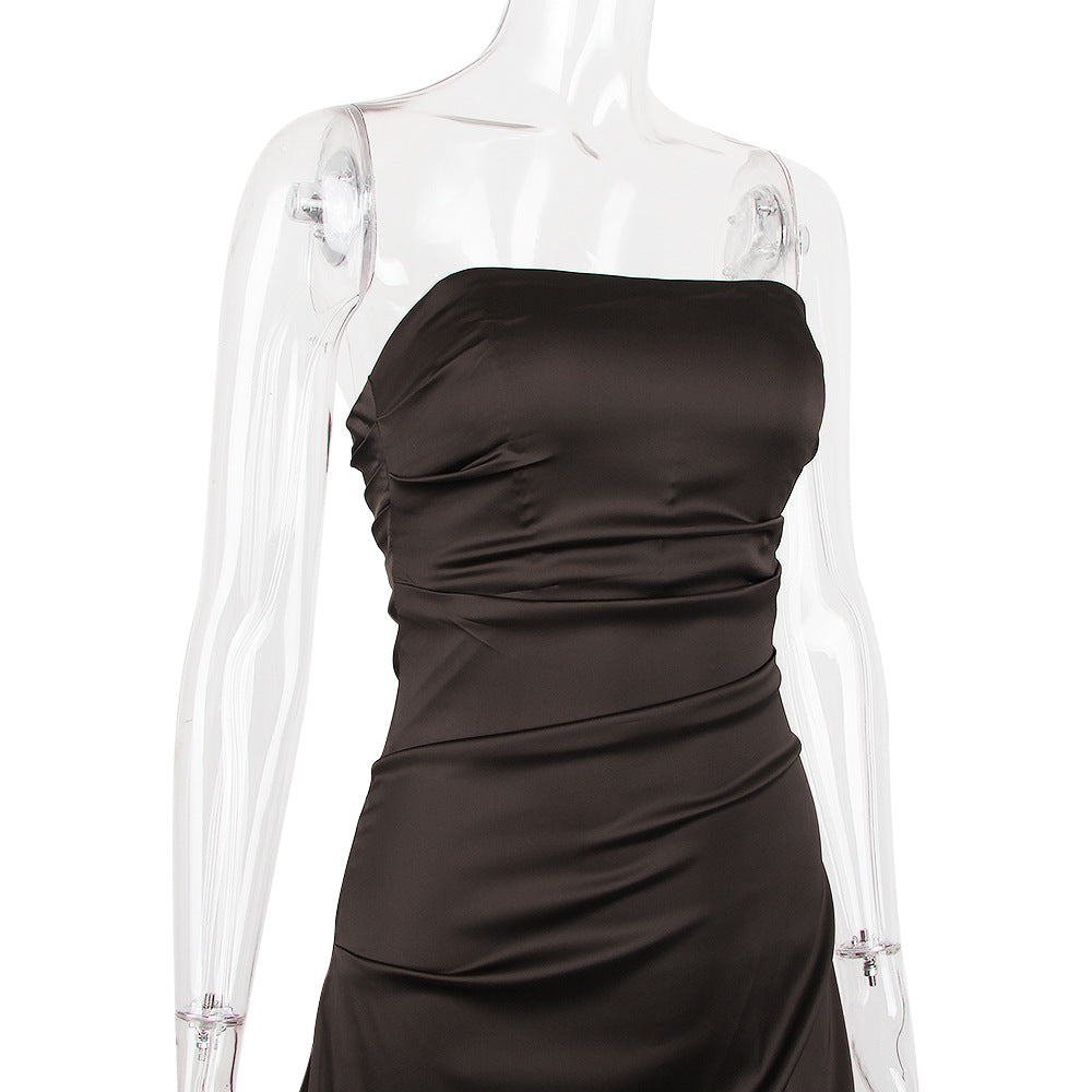 Cassio Mini Dress Brown
