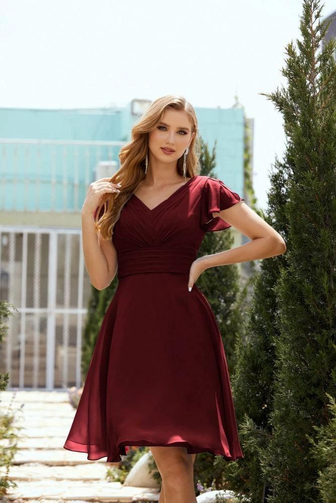 Knee Length Homecoming Dresses Formal Cocktail Prom Gown 28013 by numbersea