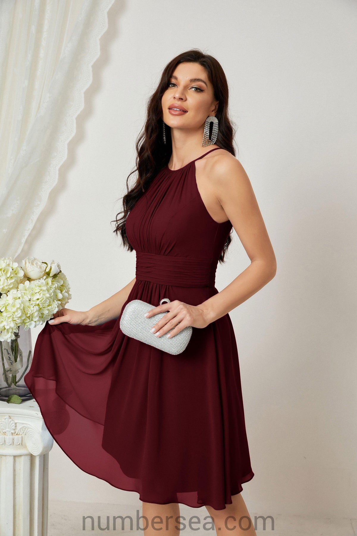 Halter Homecoming Dresses Formal Evening Party Cocktail Dress 28011 by numbersea