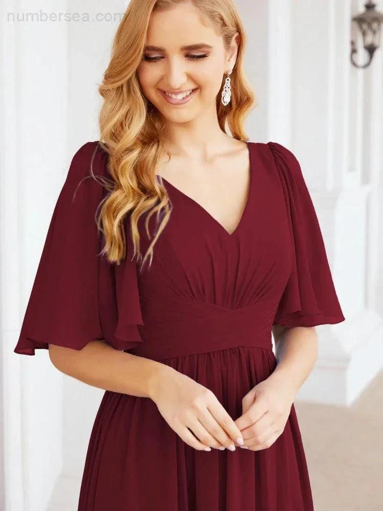 ZapDress Bridesmaid Dresses for Women Wedding Long Party Prom Dress 28068 (ZD16988)