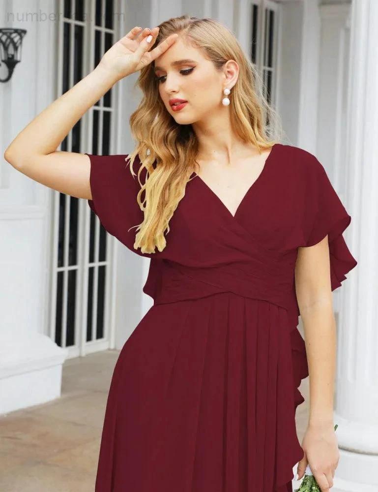 ZapDress Bridesmaid Dresses Backless Formal Prom Gowns for Evening Party Mother of The Bride Dress 28040 (ZD16998)