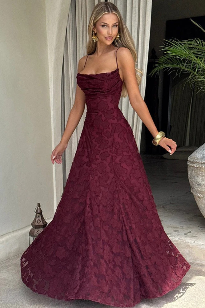 Lace-Up Backless Maxi Dress - FashionDia