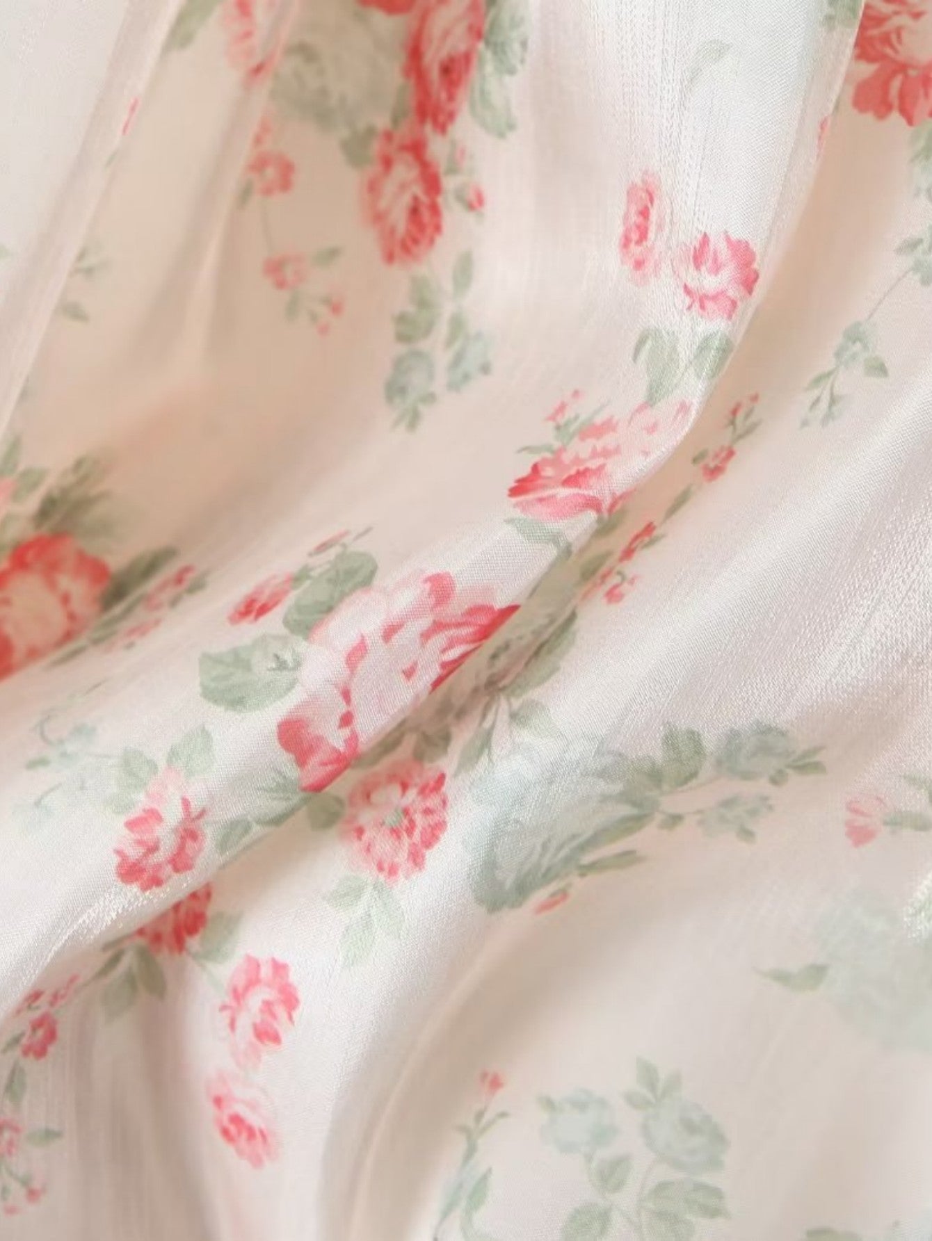 Short Puff Sleeves Cute Pink Aquare Collar Short Graduation Party Dress - Fashionpara