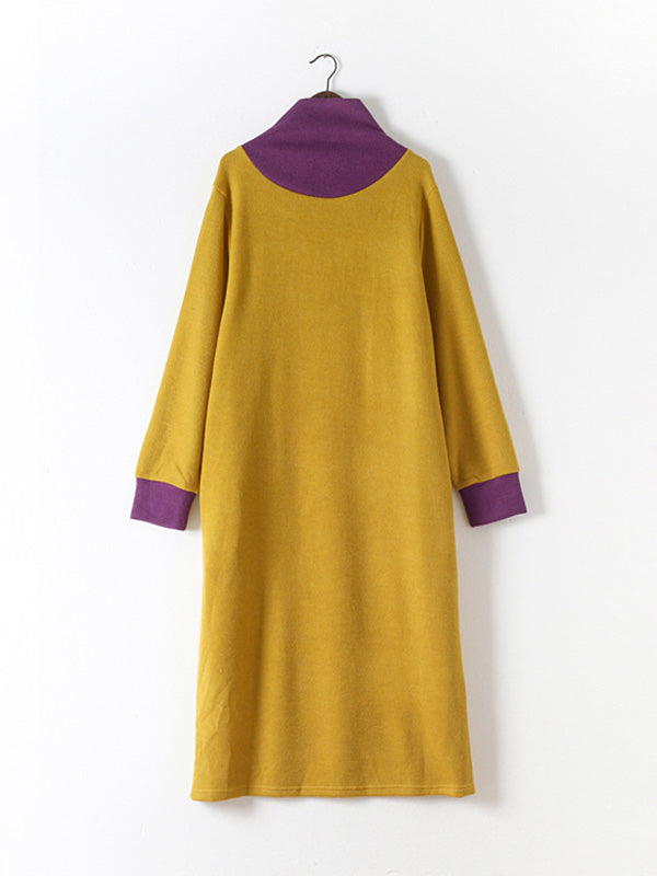 My Softer Side High-Neck Midi Dress