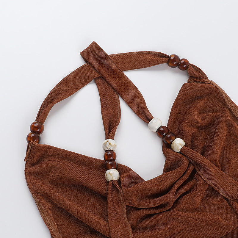 Rowan Maxi Dress Brown