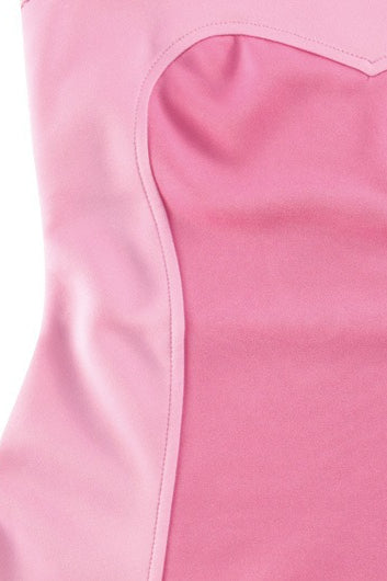 Colorblock Cami Waist Vintage Inspired Dress for Comfort Fit Design