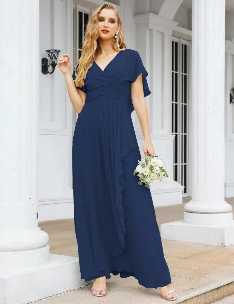 Numbersea Bridesmaid Dresses Backless Formal Prom Gowns for Evening Party Mother of The Bride Dress 28040 by numbersea