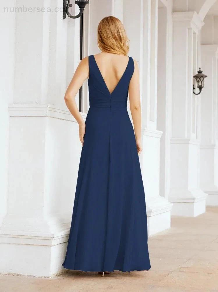 ZapDress Bridesmaid Dresses for Wedding Ruffles Long Formal Prom Gowns 28039 (ZD16999)