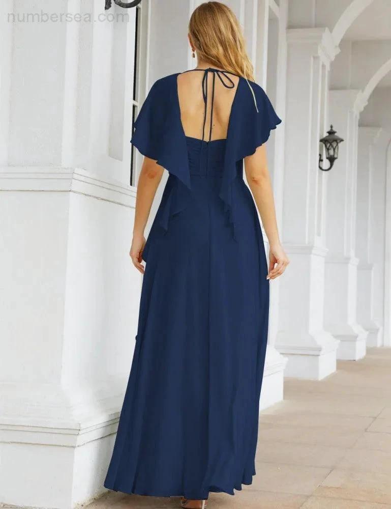 ZapDress Bridesmaid Dresses Backless Formal Prom Gowns for Evening Party Mother of The Bride Dress 28040 (ZD16998)