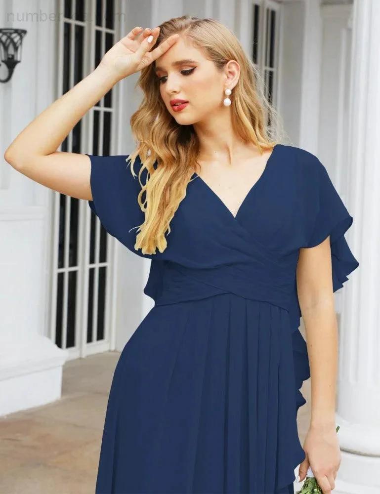 ZapDress Bridesmaid Dresses Backless Formal Prom Gowns for Evening Party Mother of The Bride Dress 28040 (ZD16998)