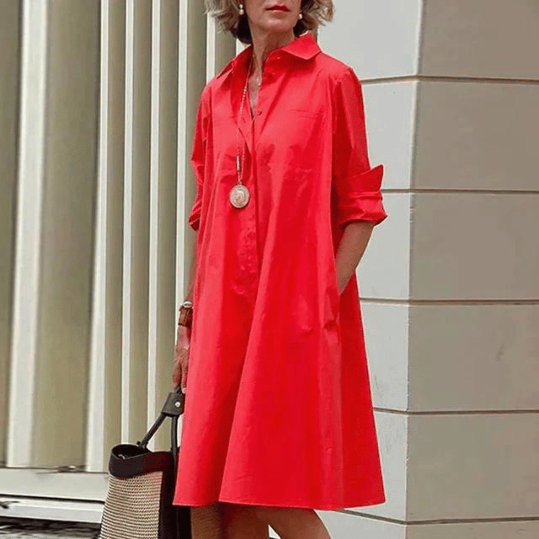 Andrea Simple and Stylish Summer Dress for Women Elegant Evening Look