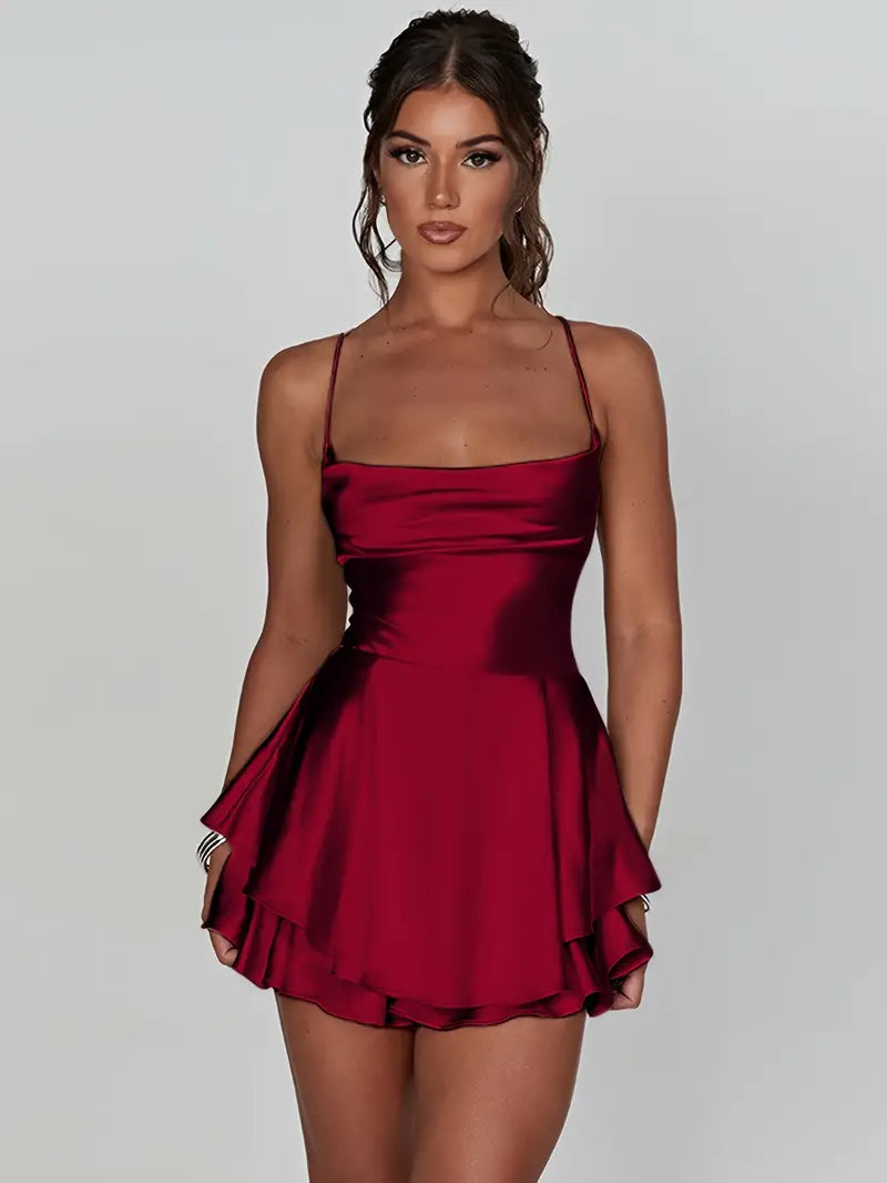 Ariana Timeless Seductive Silk Cocktail Dress Statement Occasion Edit