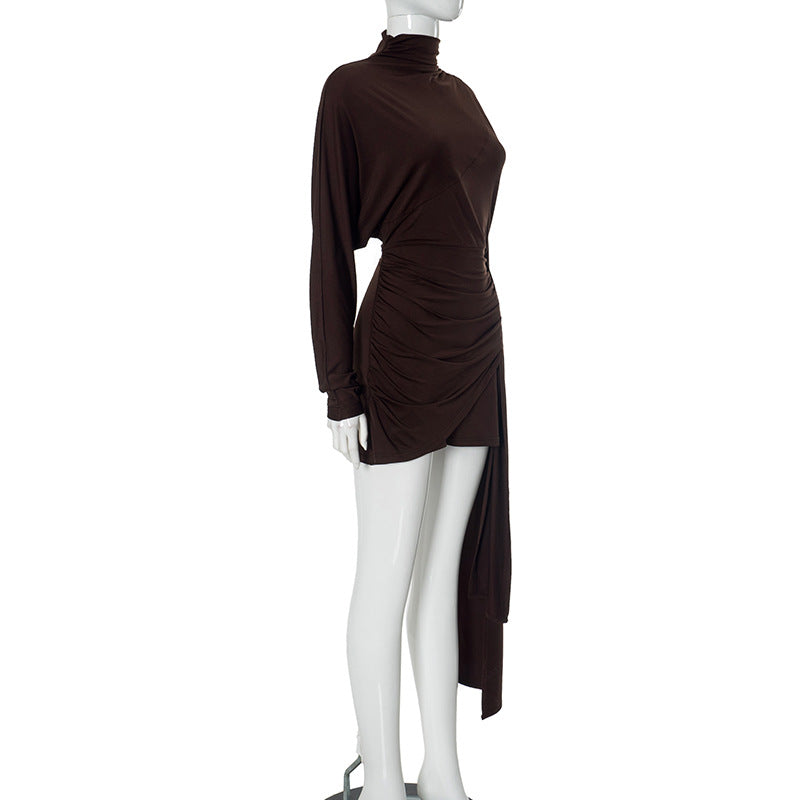 Jeannie Mini Dress Brown